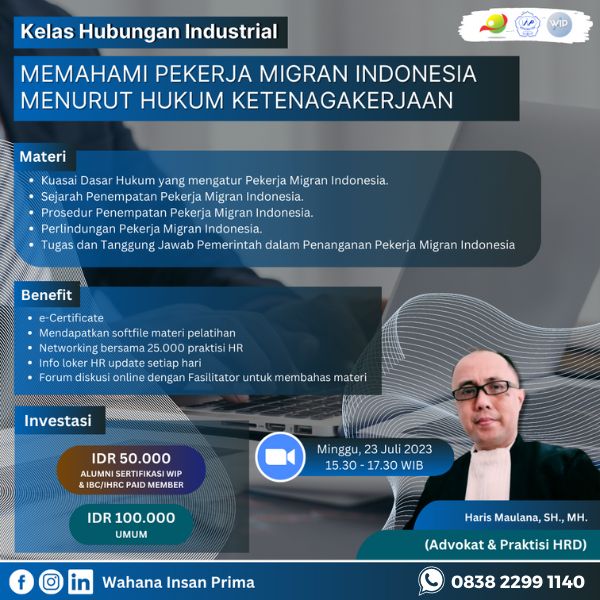 Lebih Memahami Pekerja Imigran Indonesia Menurut Hukum Ketenagakerjaan