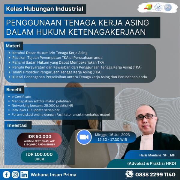 Penggunaan Tenaga Kerja Asing dalam Hukum Ketenagakerjaan