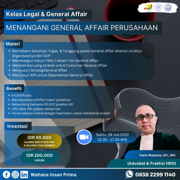 Menangani General Affair Perusahaan